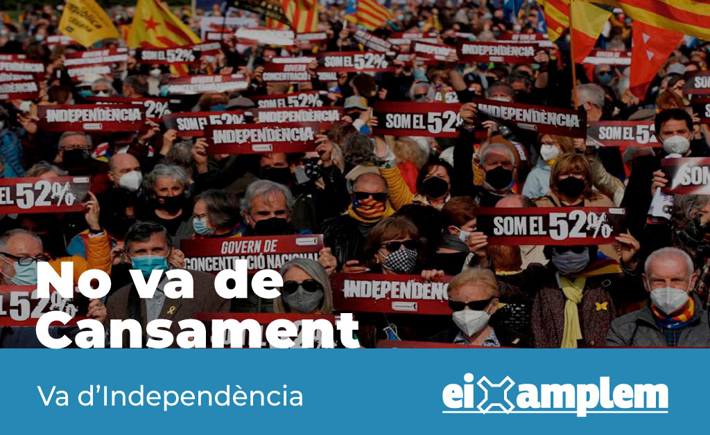 No va de cansament va d'independència