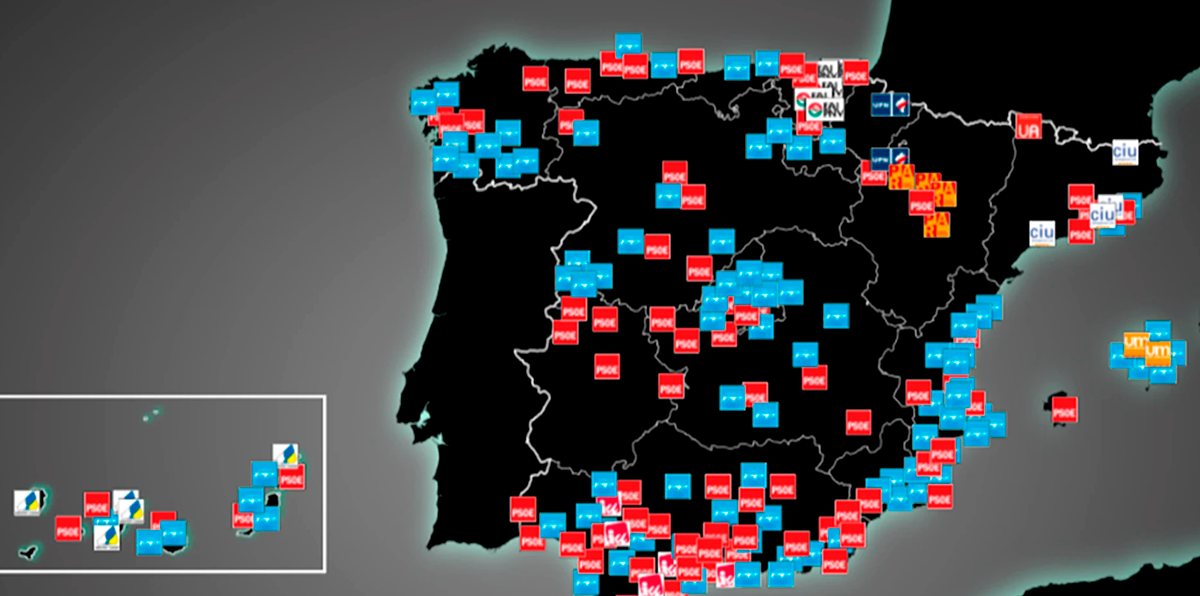 Mapa de la corrupció a Espanya